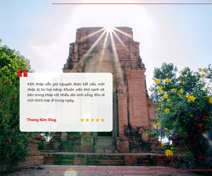 Một du khách gợi ý nên lựa chọn tham quan di tích vào ban ngày 