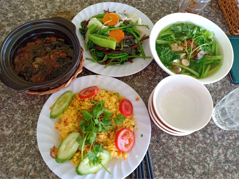 Ẩm thực chay Bồ Đề có đa dạng các món chay