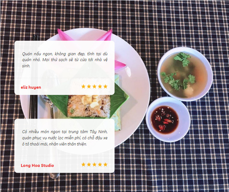 Đánh giá của khách hàng về nhà hàng chay An Veggie