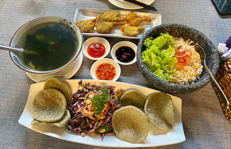 Thực đơn đa dạng của nhà hàng An Veggie