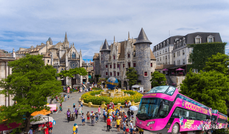 Sun World Ba Na Hills vừa khai trương 3 tuyến xe bus mới vào ngày 27/01, đưa đón du khách từ sân bay Đà Nẵng đến Ba Na Hills (Nguồn: Sun World Ba Na Hills)