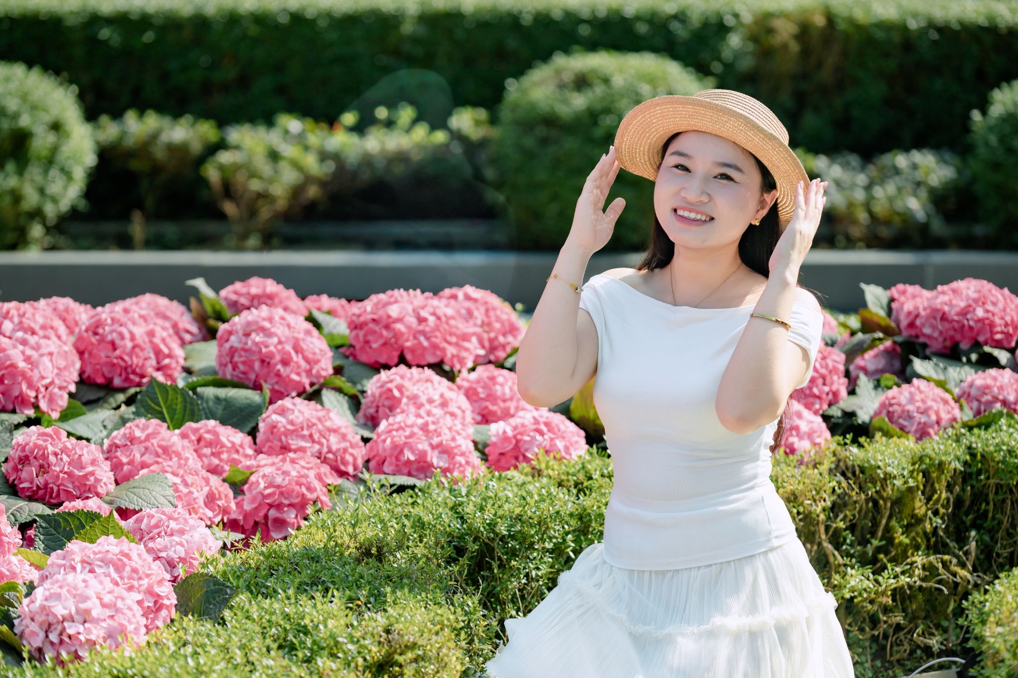 Thảm hoa rực rỡ khoe sắc tại ại Le Jardin D’Amour.