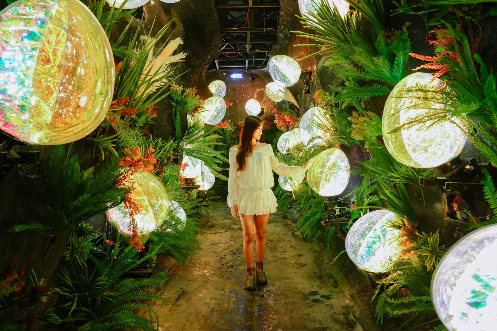 Không gian nghệ thật ánh sáng tương tác Interactive Light Art tại Sun Wolrd Ba Na Hills