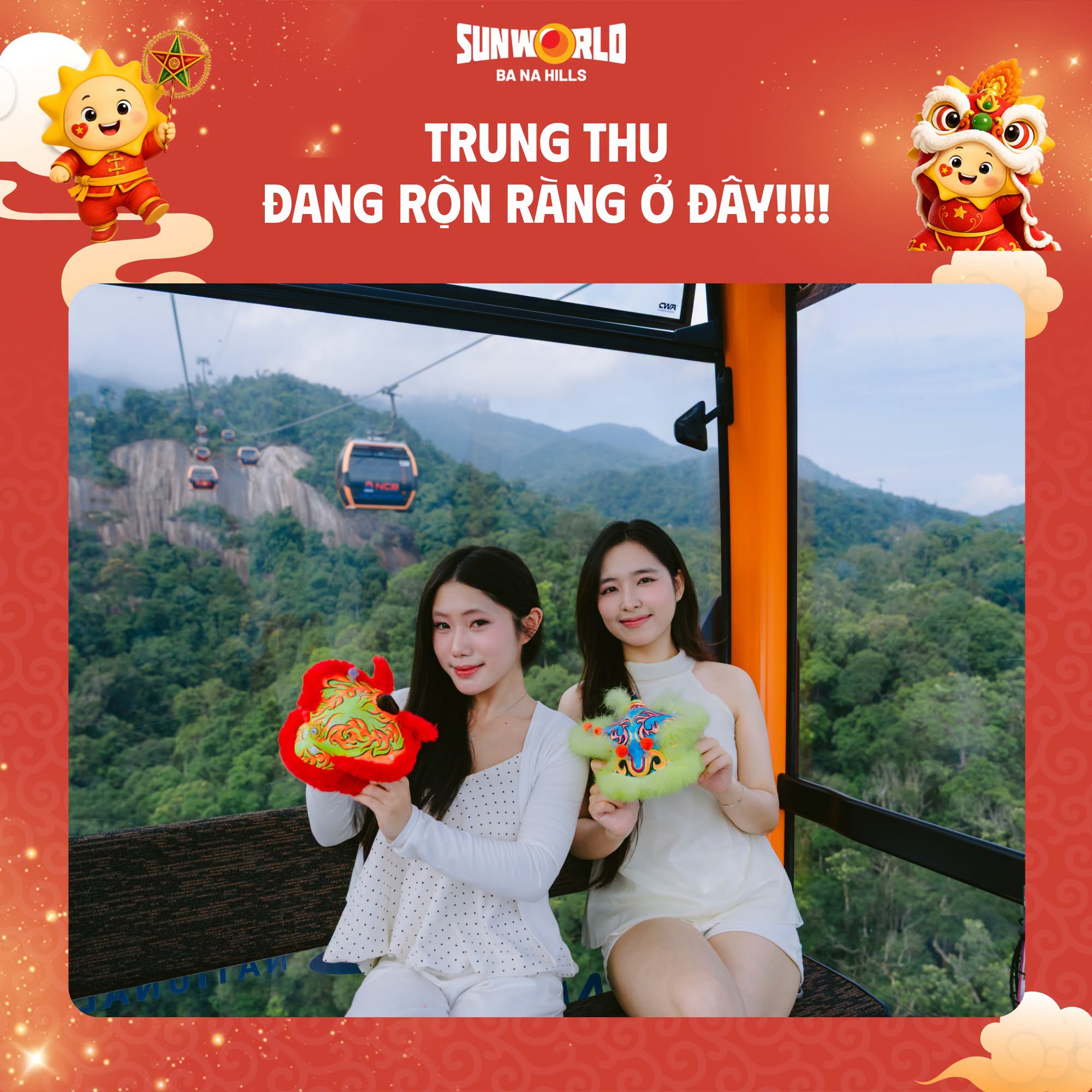 Trung thu năm nay càng thêm ấn tượng với hành trình khám phá, chụp ảnh tại Ba Na Hills