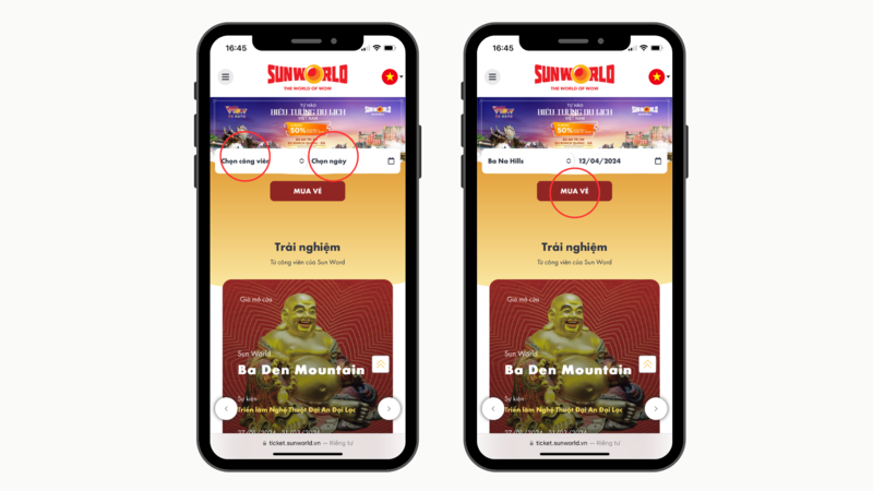 Hướng dẫn đặt vé cáp treo Ba Na Hills + buffet online