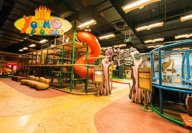 Nhà thám hiểm trẻ tuổi là khu trò chơi vận động dành cho các bé từ 6 – 11 tuổi với nhiều trò phát triển thể chất lành mạnh (Nguồn: Internet)