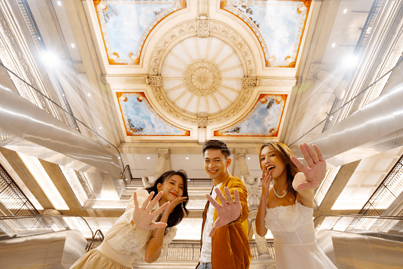 Kiến trúc mô phỏng các pháo đài kiên cố bên trong Lâu đài Mặt Trăng