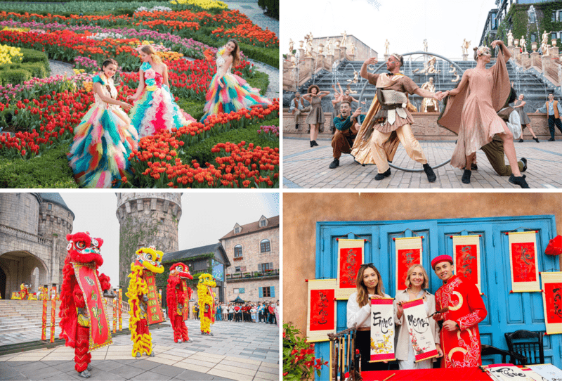 Lễ hội mùa Xuân trên đỉnh Bà Nà rộn ràng với nhiều sự kiện, hoạt động sôi nổi