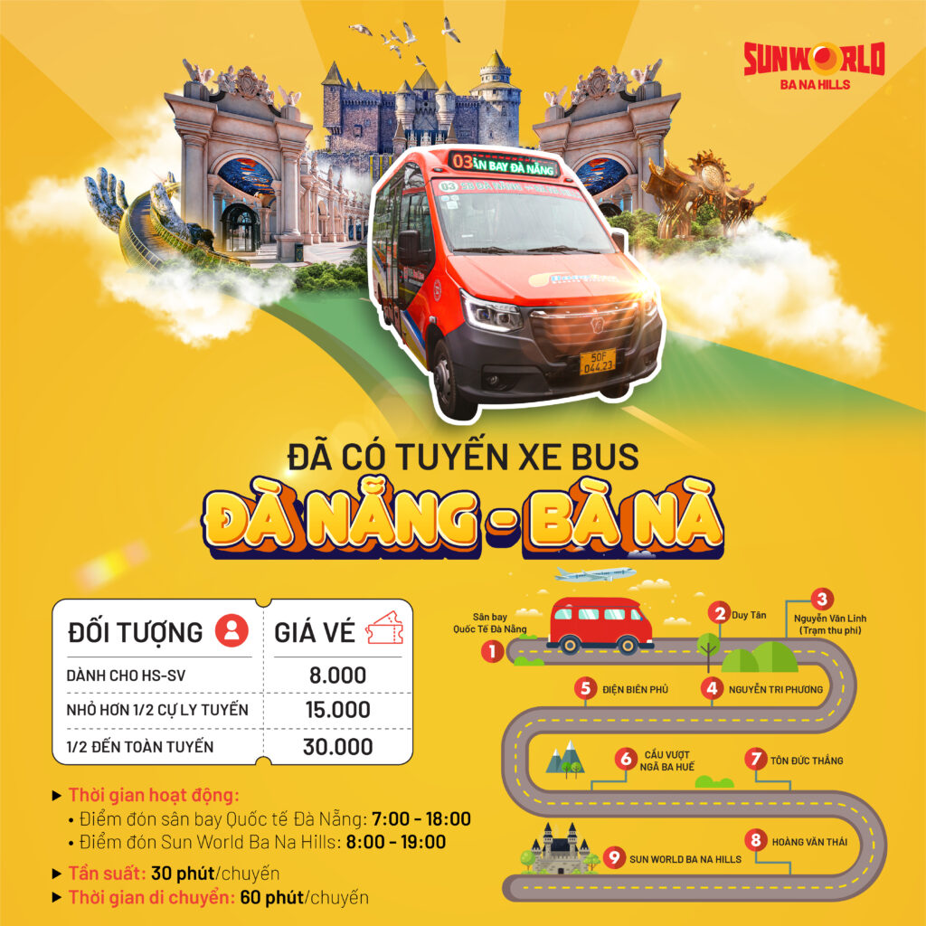 Lịch Xe Bus đi Bà Nà Từ Sân Bay Tv