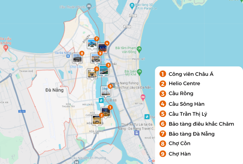 2 Cac Dia Diem Tham Quan Tai Quan Hai Chau Da Nang