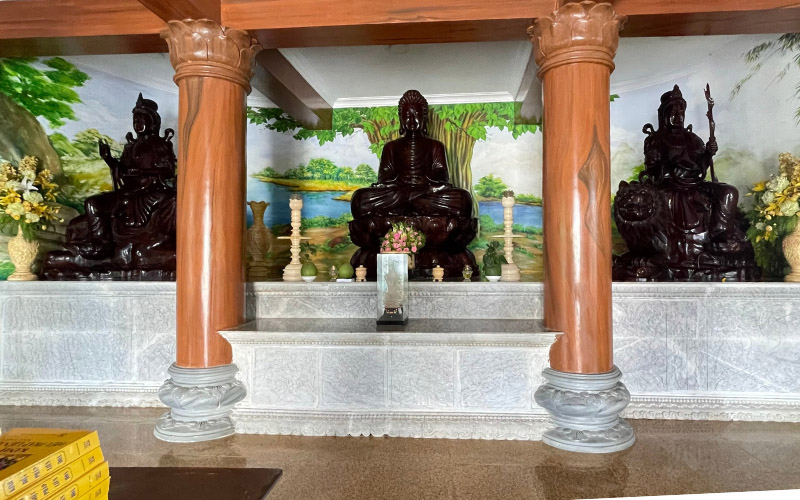 Bộ 3 tượng Hoa Nghiêm Tam Thánh