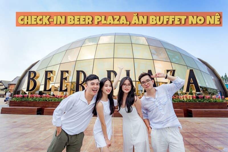Sống ảo thả ga cùng hội bạn thân tại Beer Plaza