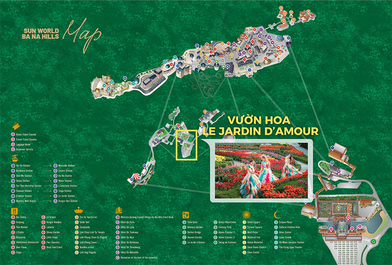 Vị trí Le Jardin D'Amour