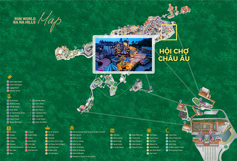 Vị trí hội chợ Châu Âu