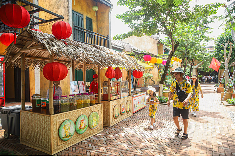 Không gian Tết cổ truyền tại Ba Na Hills