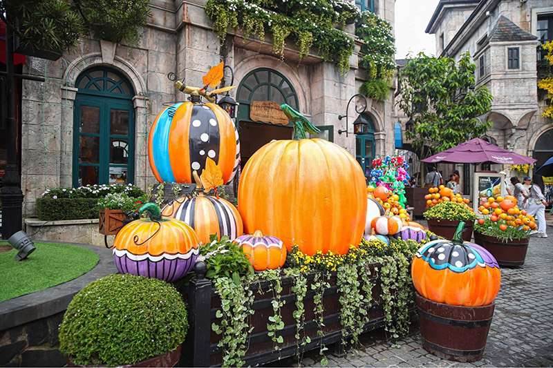 Không gian Halloween tại Ba Na Hills