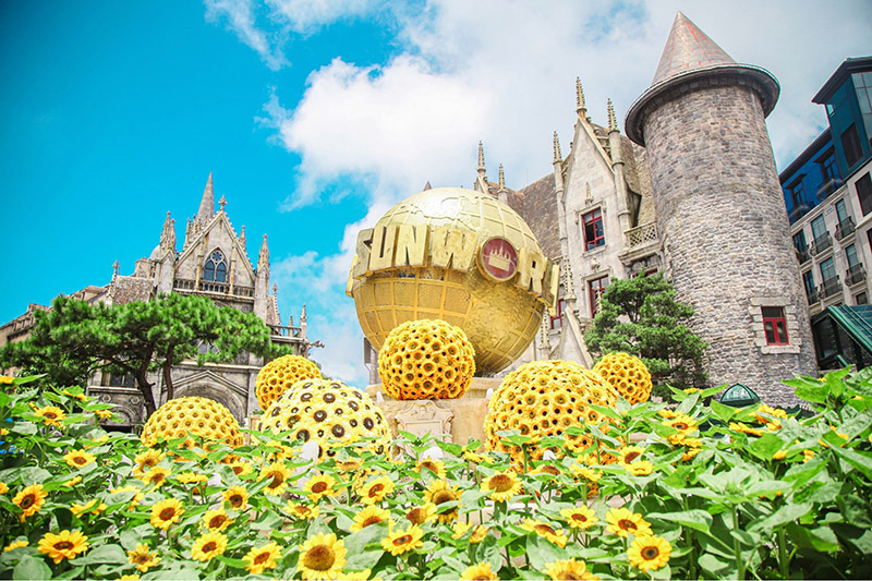 Không gian Ba Na Hills vào thu