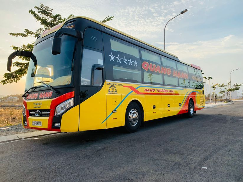 Xe khách Quang Hạnh, một trong những nhà xe uy tín cung cấp dịch vụ xe khách Đà Nẵng Nha Trang chất lượng top đầu Việt Nam 