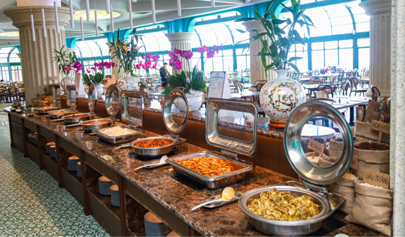 Thời Gian Phục Vụ Buffet Trưa
