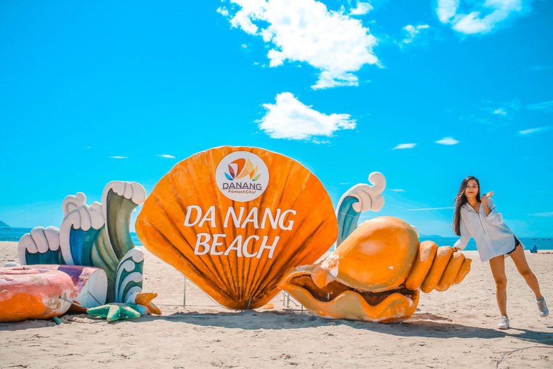 Không gian check-in sống động và tươi mới 