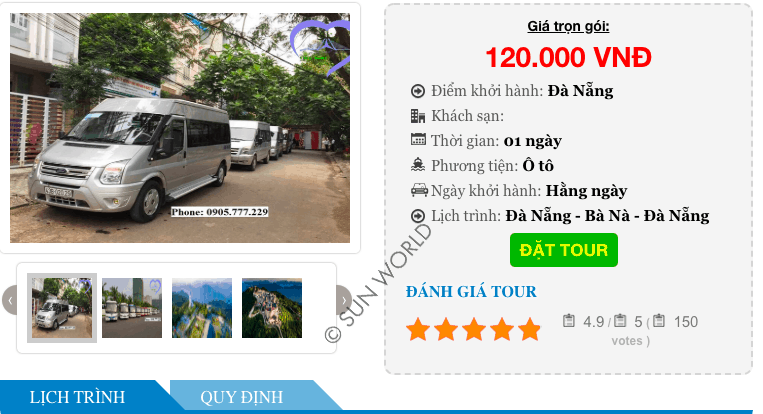 Xe bus City Tour có hướng dẫn viên hỗ trợ trên xe, giúp du khách có được lịch trình du lịch Ba Na Hills trọn vẹn nhất.