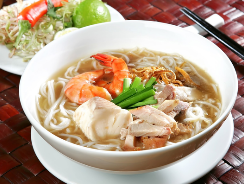 bún tôm cát bà