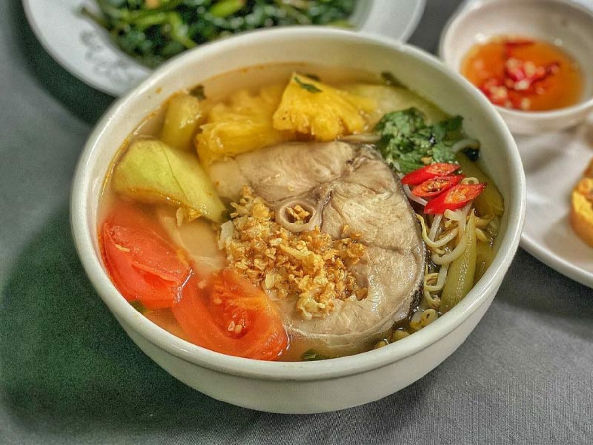 Canh chua cá bớp