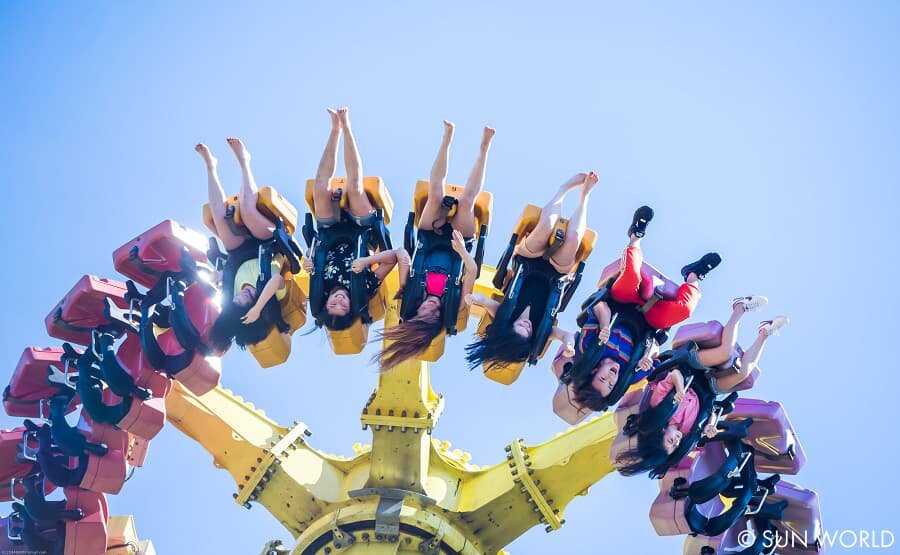 Những trò chơi cảm giác mạnh ở Công viên Châu Á - Asia Park tại Đà Nẵng mang đến những trải nghiệm “để đời” cho du khách