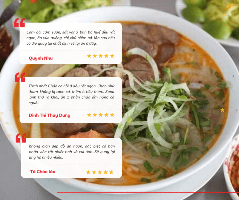 Cảm nhận của du khách về quán Bún bò Huế An Phú Bảo