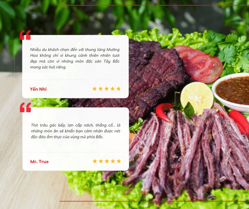 Thích thú với nền ẩm thực đậm chất núi rừng qua lời kể của du khách