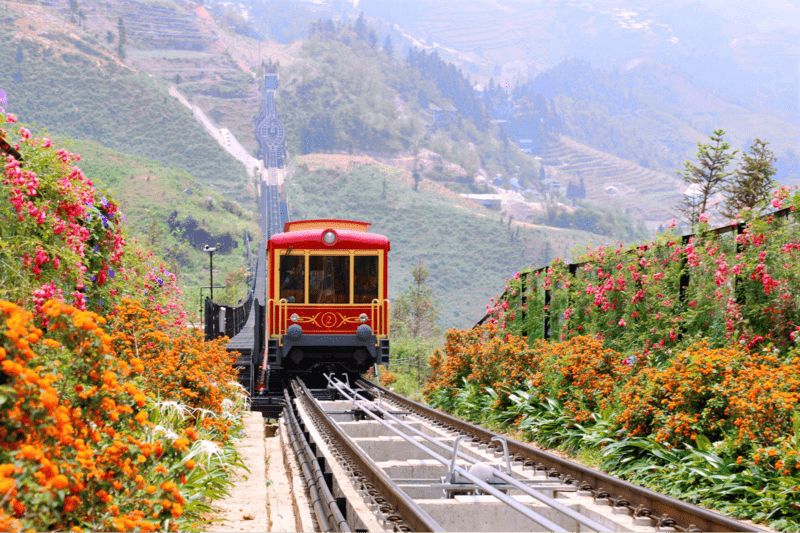 Tàu hỏa Mường Hoa là chuyến tàu leo núi dài và hiện đại bậc nhất Việt Nam
