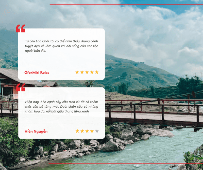 Chia sẻ chân thật của du khách khi ghé thăm cầu Lao Chải
