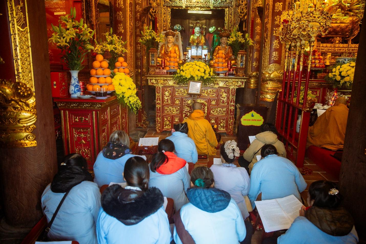 Phật tử được tham gia pháp thoại về Tứ Diệu Đế – con đường giúp con người tự soi chiếu khổ đau để tìm về an lạc