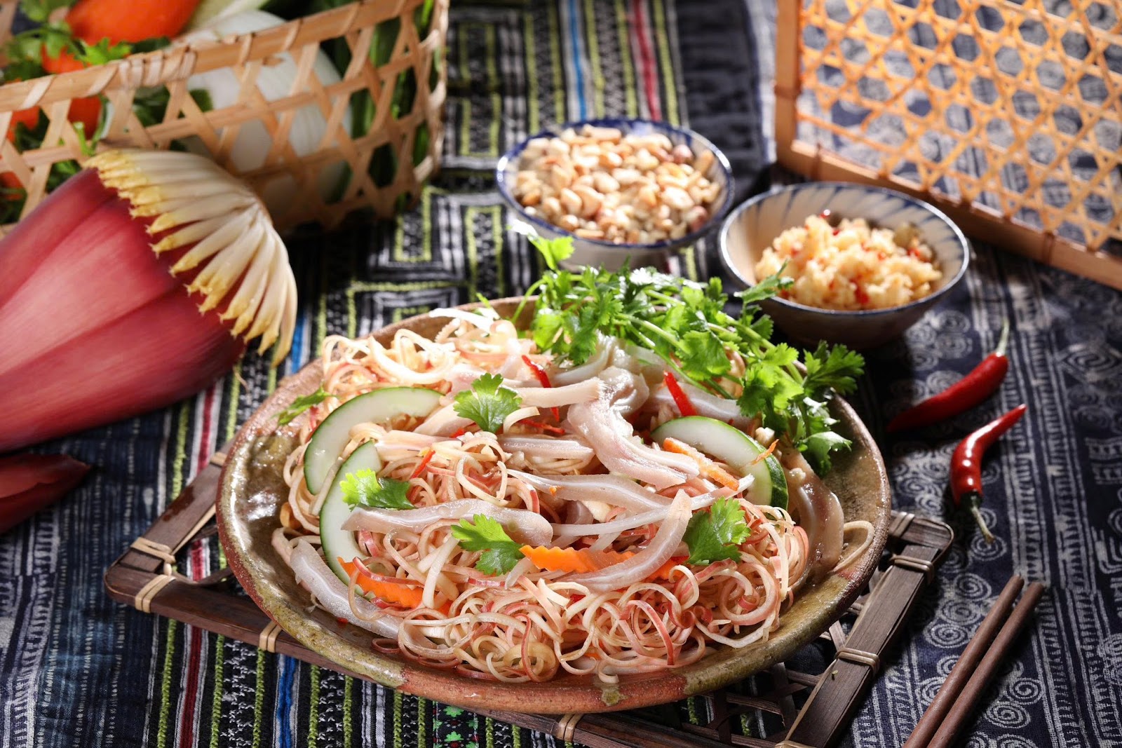 Các món ăn tại nhà hàng Vân Sam được trình bày đẹp, hương vị tươi ngon. 