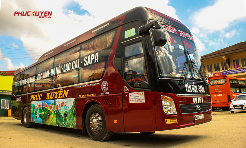 Nhà xe Phúc Xuyên cung cấp nhiều chuyến Bắc Ninh - Sa Pa trong ngày