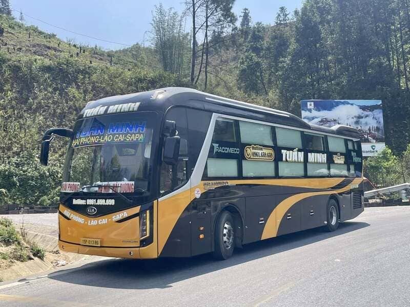 Nhà xe Tuấn Minh cung cấp nhiều chặng Hải Phòng - Sa Pa trong ngày