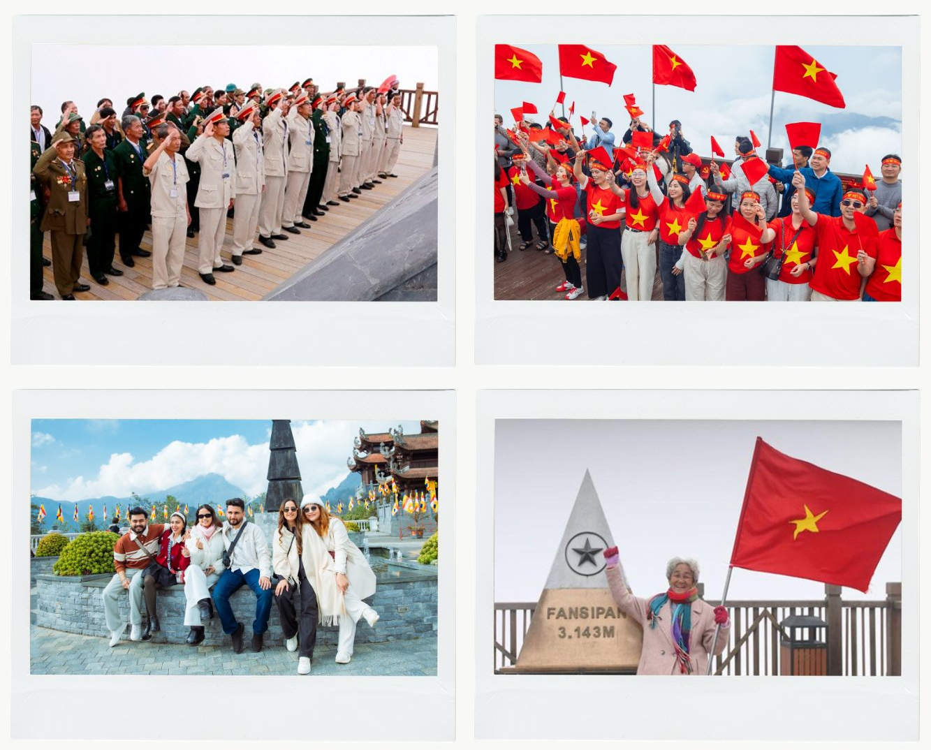 Du khách thuộc đủ mọi lứa tuổi đều có cơ hội đặt chân lên đỉnh Fansipan nhờ sự xuất hiện của hệ thống cáp treo.