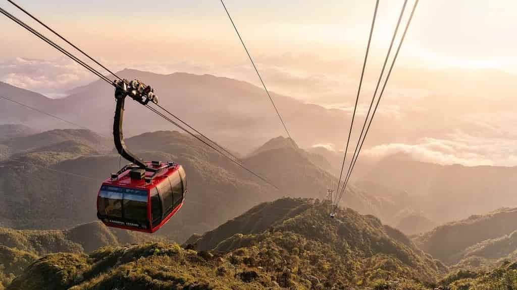 Vé cáp treo Fansipan chỉ có hạn trong một ngày hiển thị trên vé