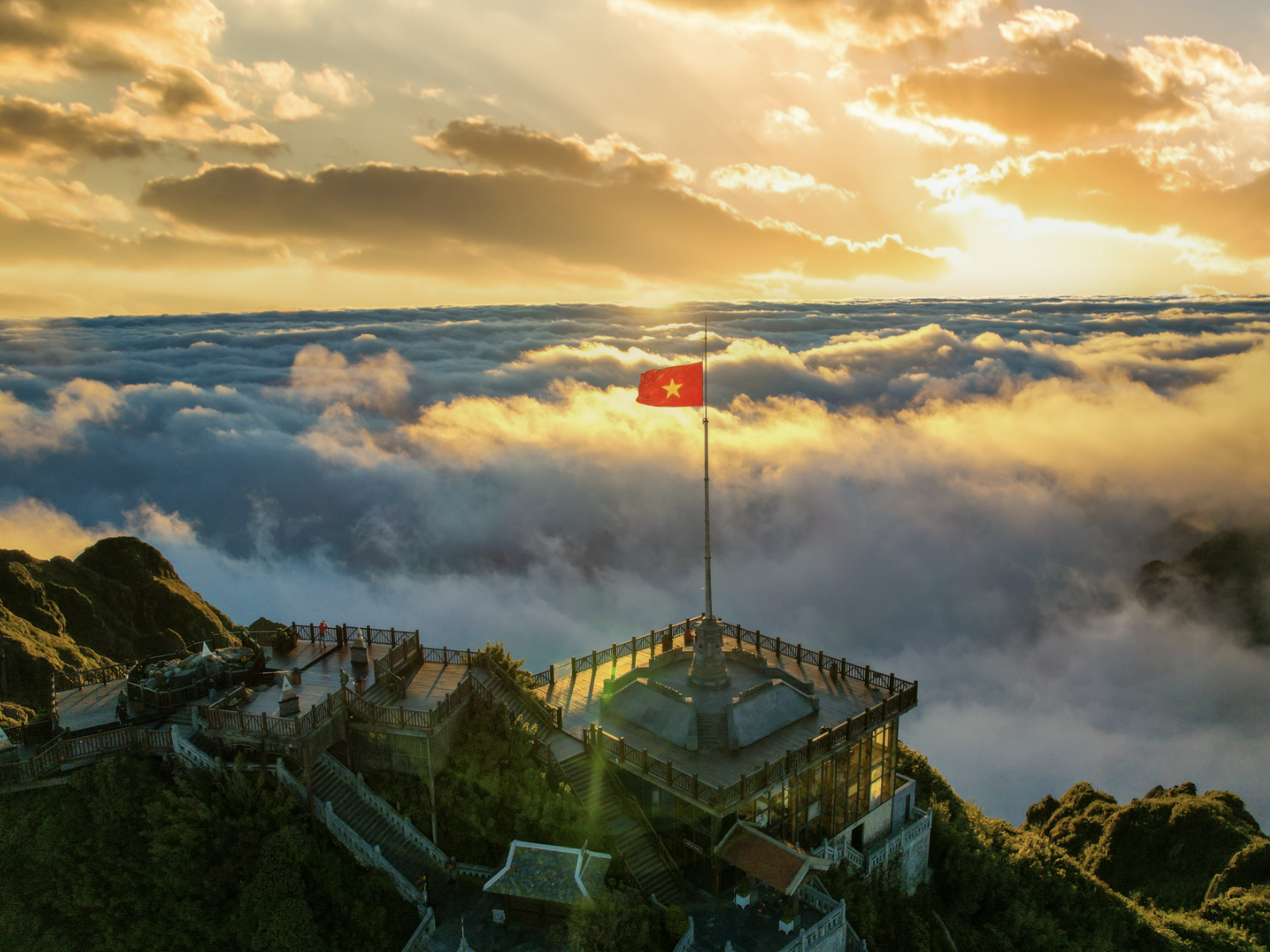 Nhà hàng Chợ Quê là điểm dừng chân thuận tiện trong hành trình khám phá Sun World Fansipan Legend. (Nguồn: Sưu tầm)