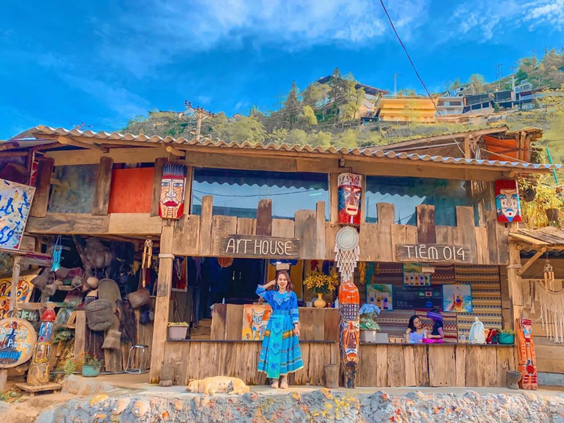 Art House Sapa là toạ độ chụp ảnh ở bản Cát Cát được giới trẻ ưa chuộng