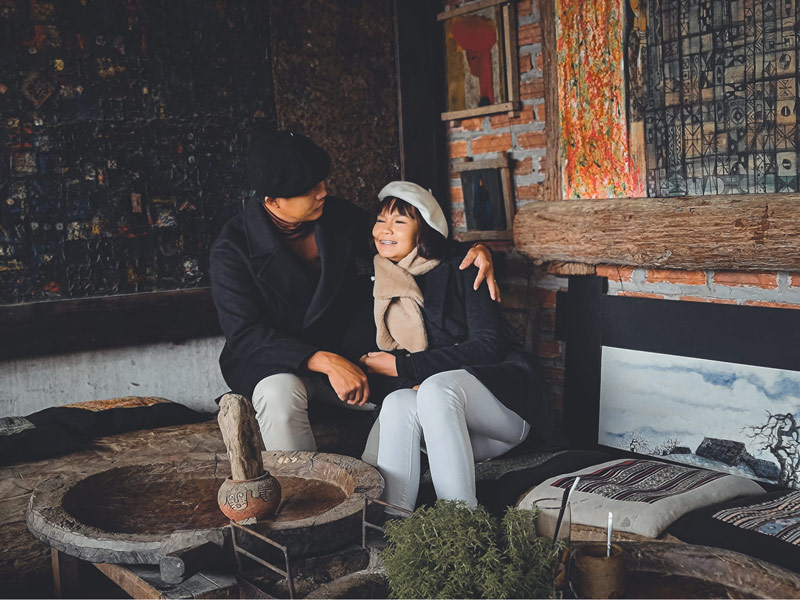 Không gian bên trong quá đầy hoài cổ