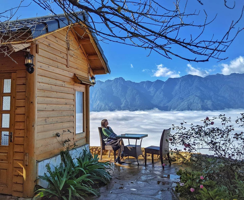 Các căn homestay được thiết kế gần gũi với thiên nhiên