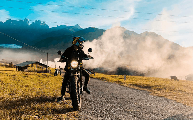 Xe máy là phương tiện được ưa chuộng khi đi du lịch Nậm Cang nói riêng và Sa Pa nói chung