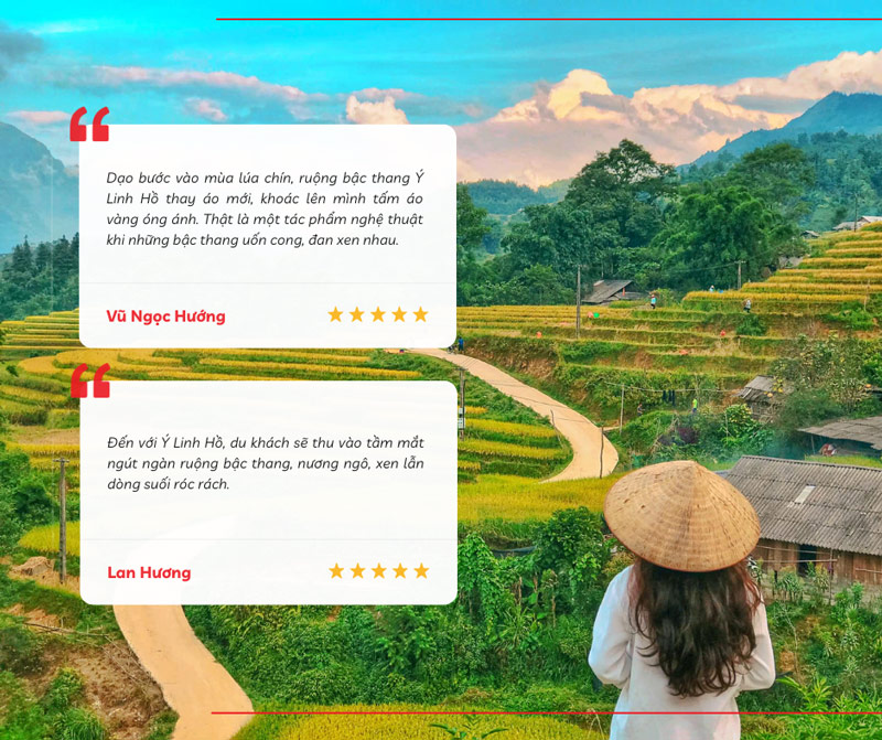 Bản Ý Linh Hồ hiện ra qua lời kể của du khách