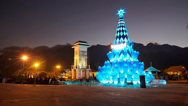 Khung cảnh lễ hội mùa đông được tổ chức bởi Sun World Fansipan Legend