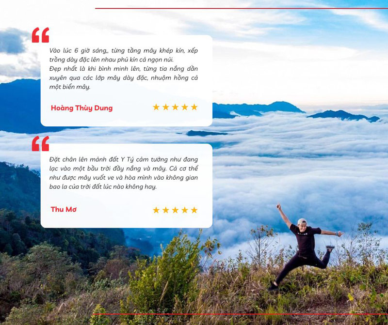 Cảm nhận của du khách khi tới săn mây tại xã Y Tý