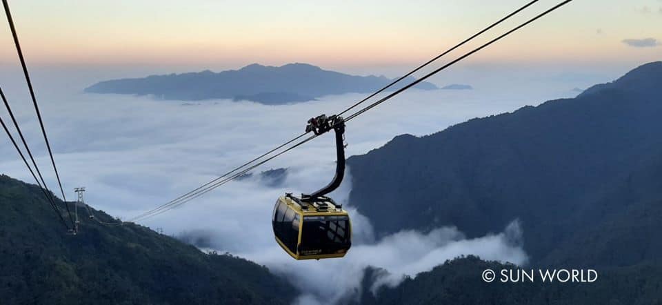 Hành trình “săn mây” trở lên vô cùng thú vị đối với du khách khi đi cáp treo Fansipan