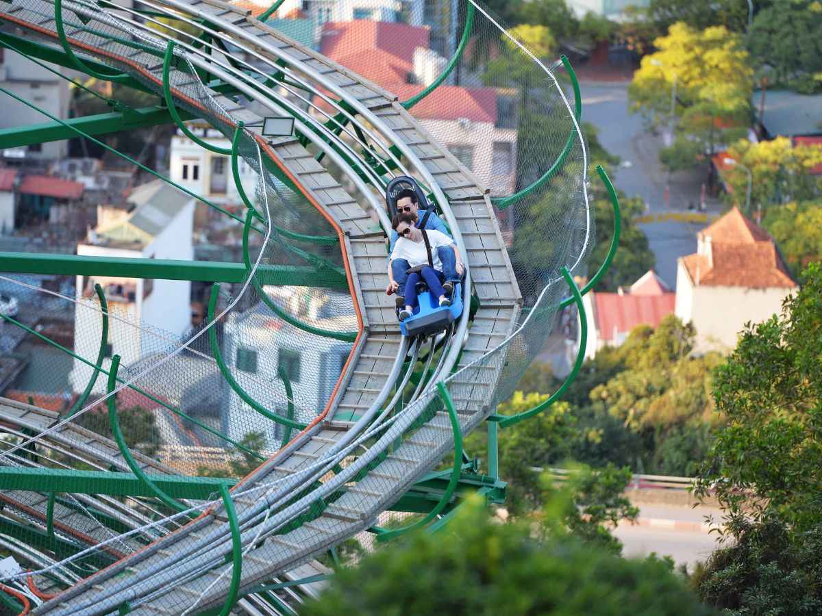 Làn trượt Samurai - trượt đồi đầy thú vị