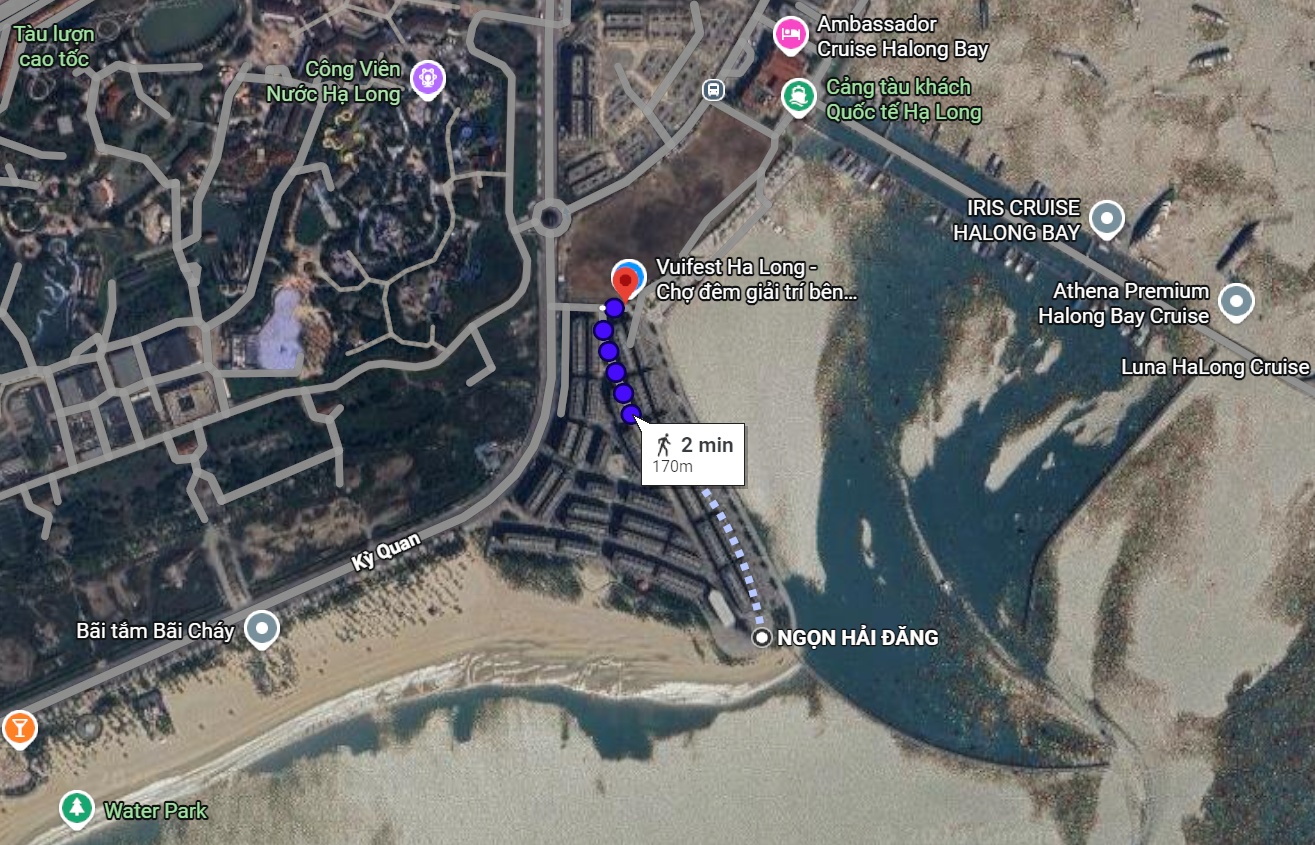 Địa điểm ngắm pháo hoa đẹp nhất ở chợ đêm VUI-Fest Ha Long