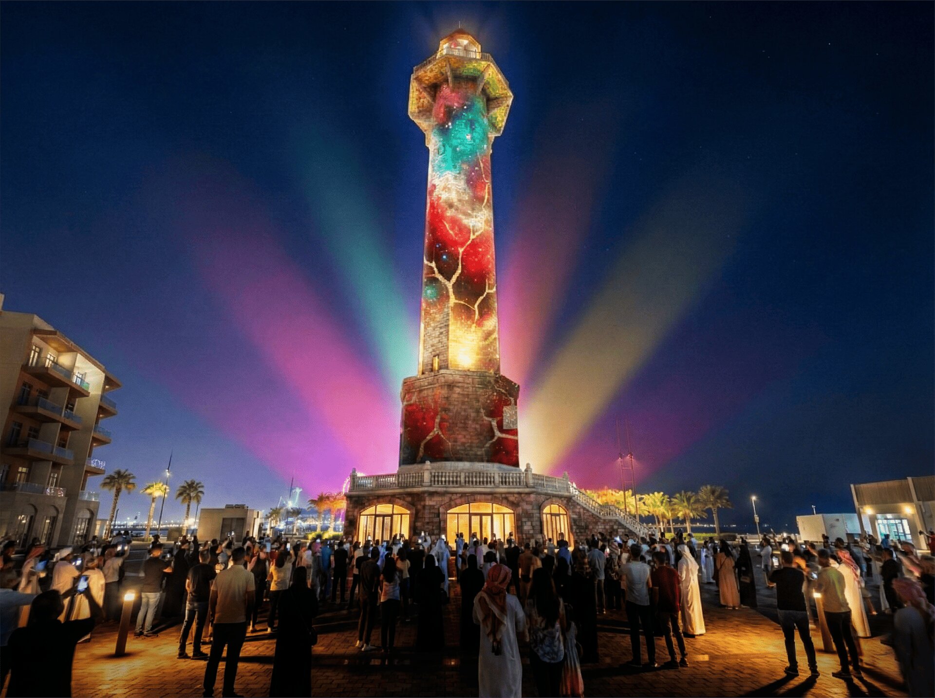 Show diễn được xây dựng theo cấu trúc kể chuyện xuyên suốt, đưa người xem đi qua nhiều lớp không gian và thời gian